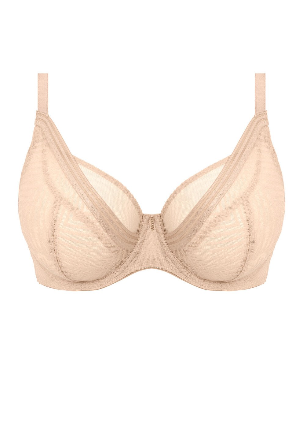Tailored Underwire High Apex Plunge Bra - Natural Beige