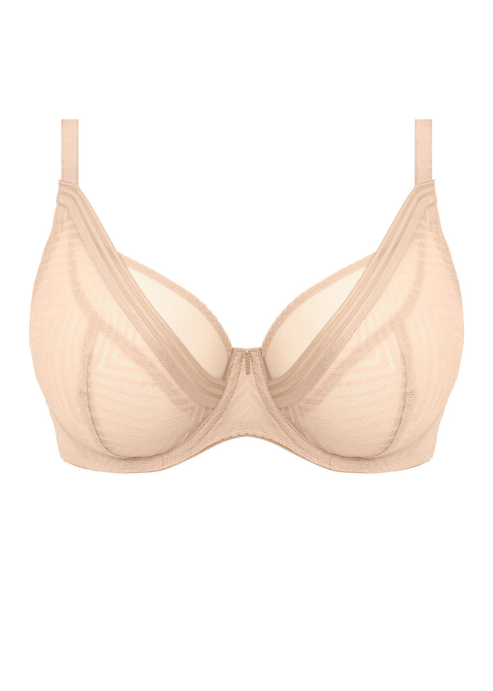 Tailored Underwire High Apex Plunge Bra - Natural Beige