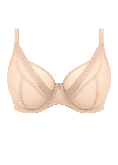 Tailored Underwire High Apex Plunge Bra - Natural Beige