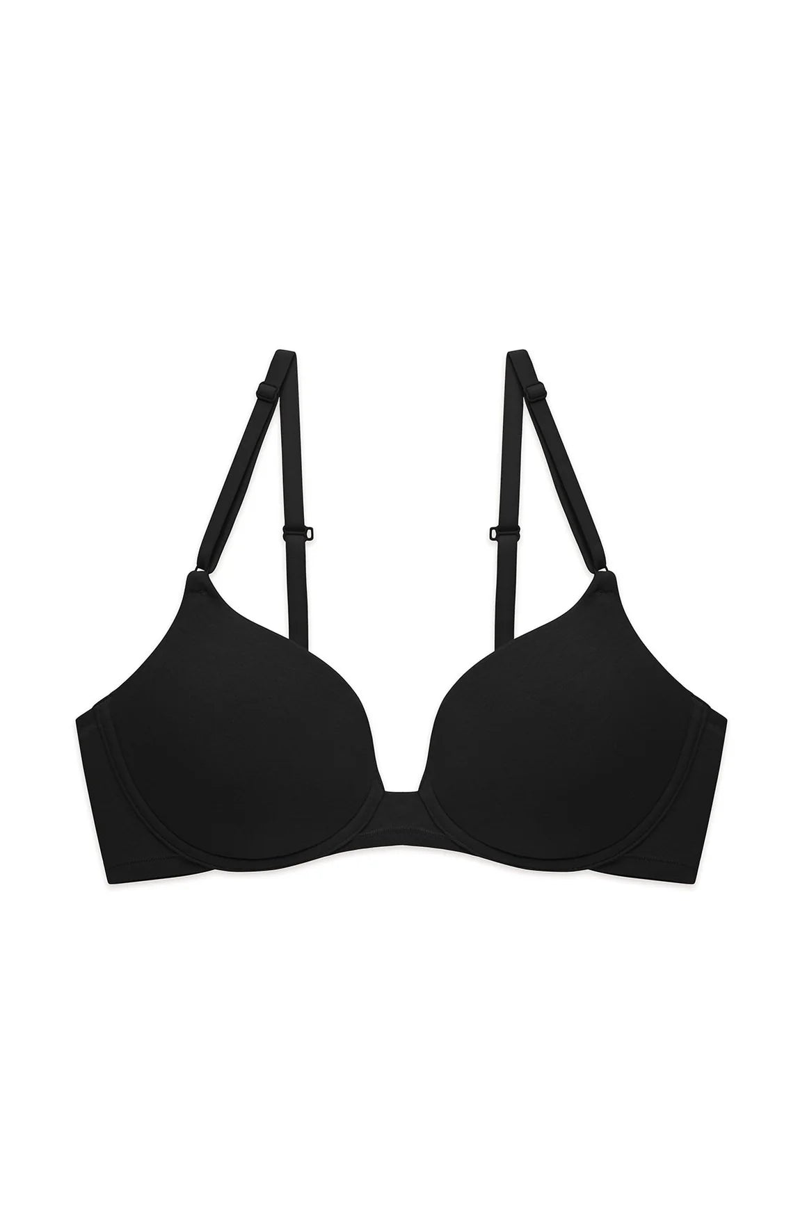 Bliss Cotton Convertible T-shirt Bra - Black