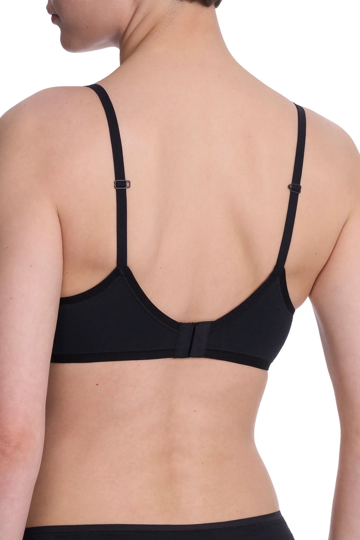 Bliss Cotton Convertible T-shirt Bra - Black