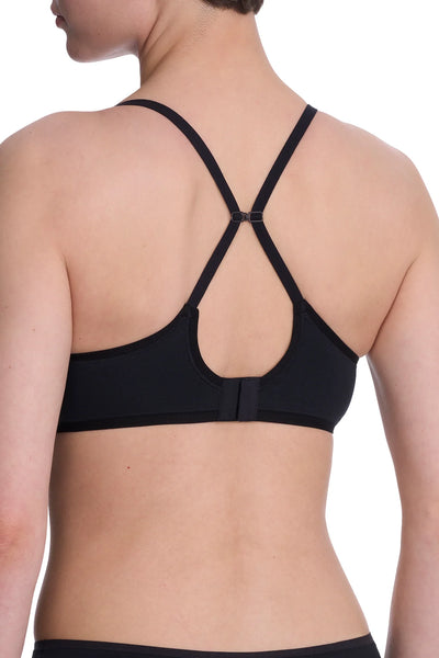 Bliss Cotton Convertible T-shirt Bra - Black