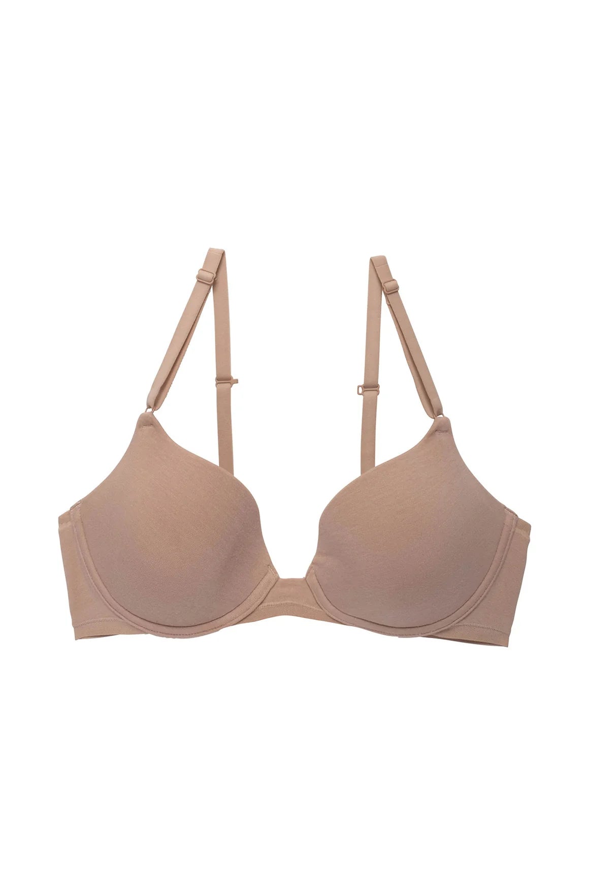 Bliss Cotton Convertible T-shirt Bra - Cafe