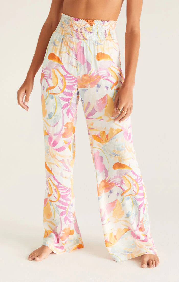 Boardwalk Palm Pant - White Shell