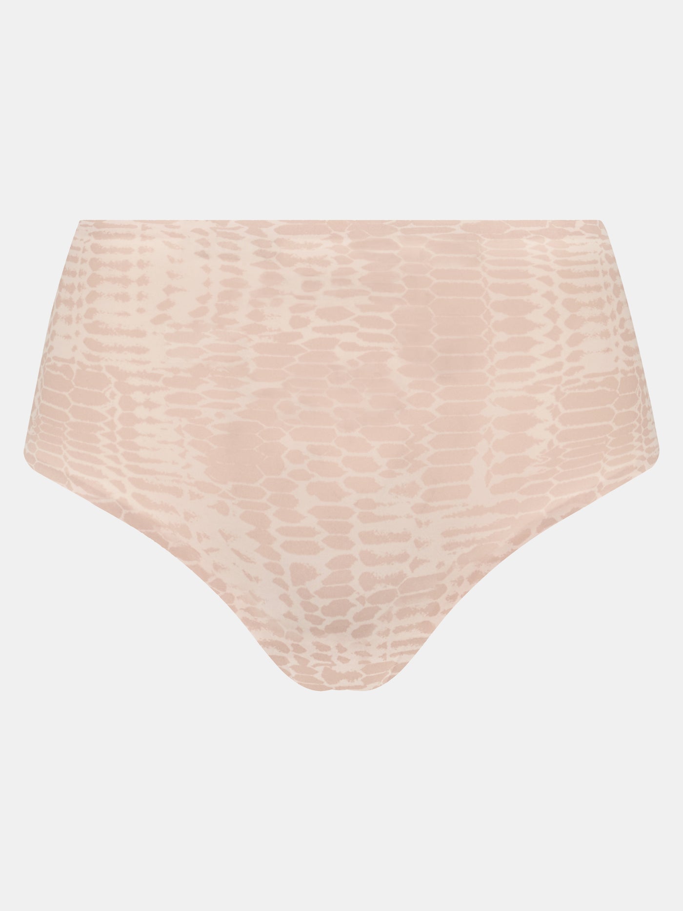 High Waist Thong - Light Snake