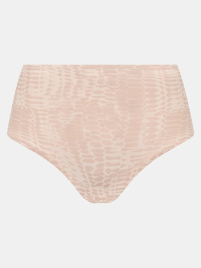 High Waist Thong - Light Snake