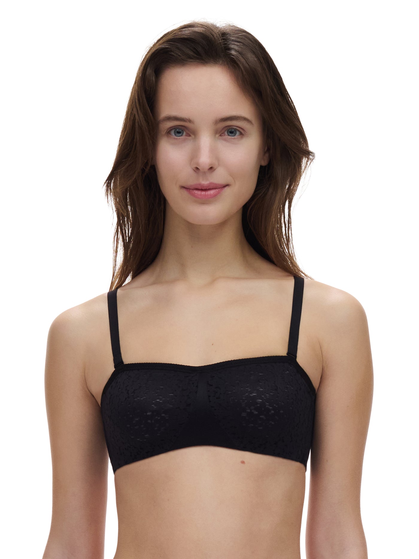 Norah Lace Unlined Strapless Bra - Black