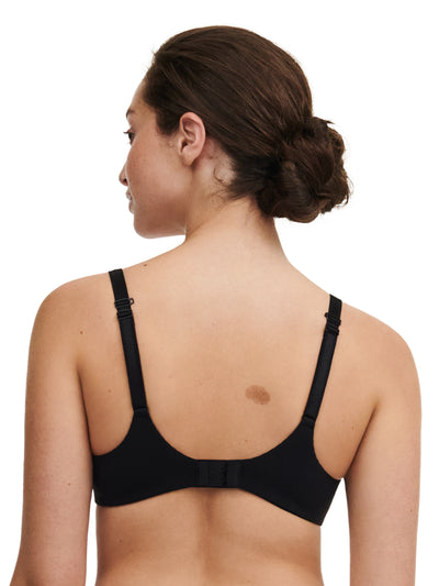 Chic Plunge T-Shirt Bra - Black