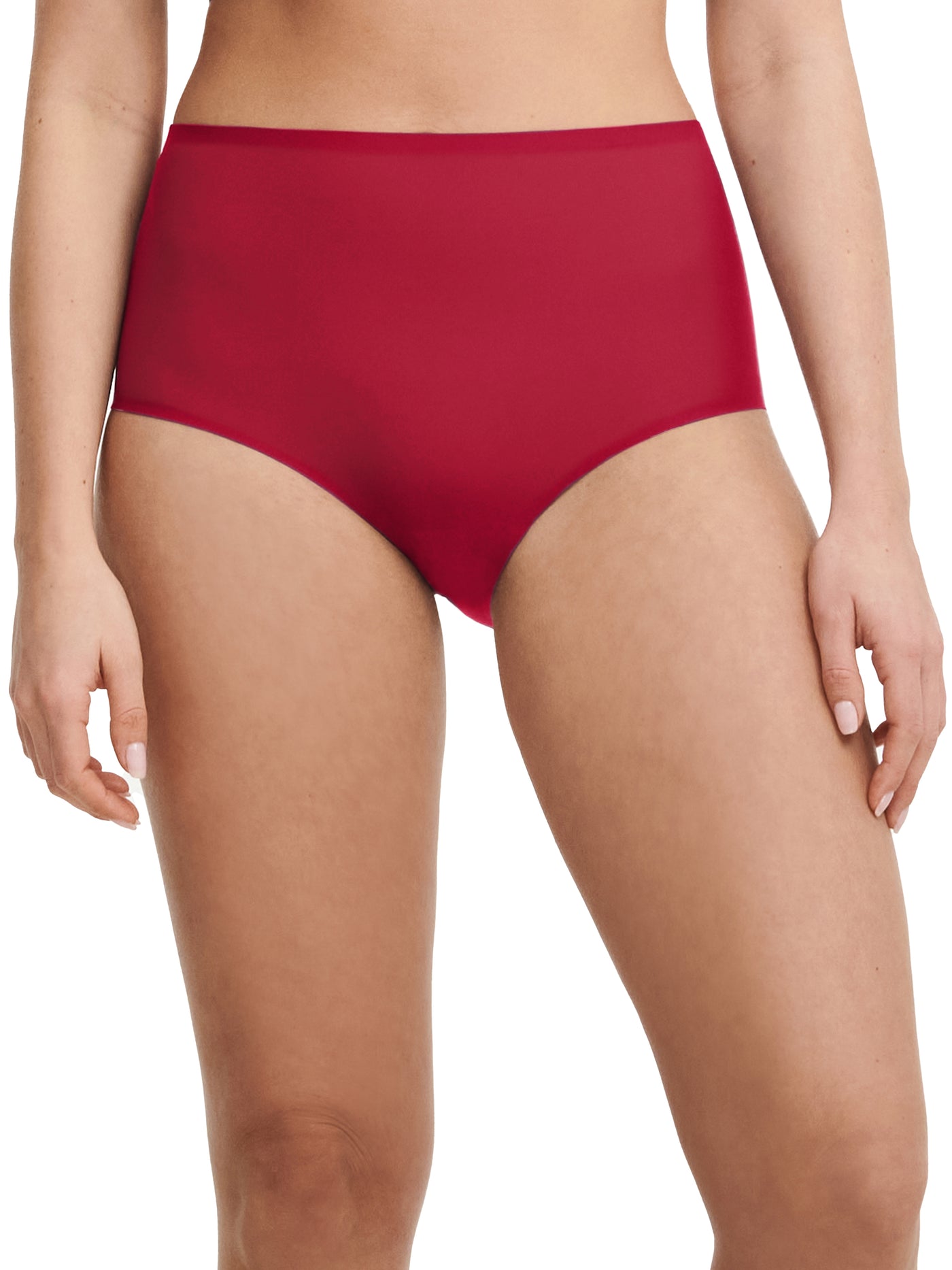 SoftStretch High Waist Brief - Passion Red