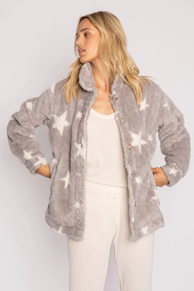 Let's Get Cozy - Long Sleeve Button Jacket