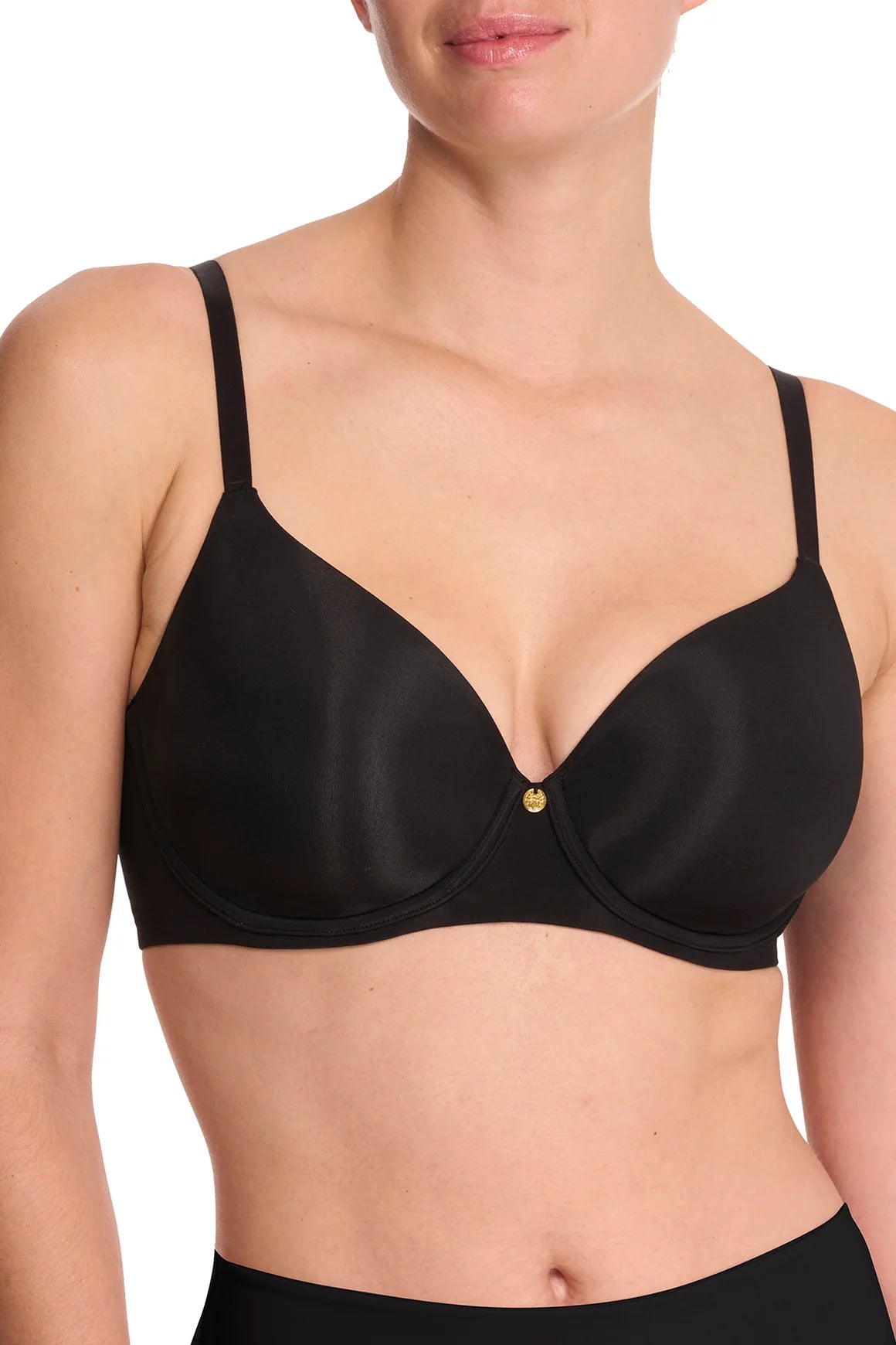 Cloud Comfort Back Smoothing T-Shirt Bra - Black