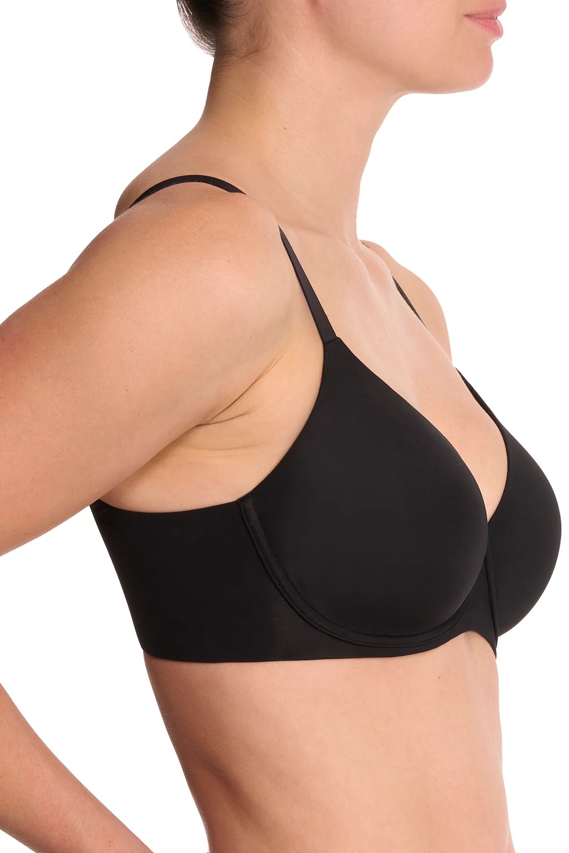 Cloud Comfort Back Smoothing T-Shirt Bra - Black