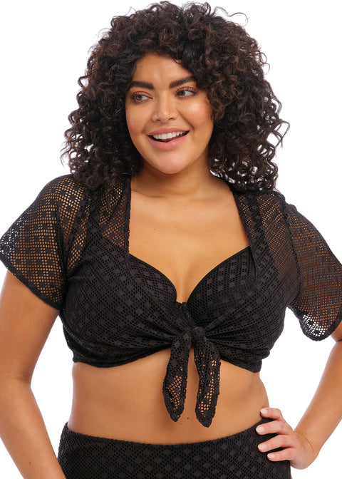 Bazaruto Beach Top in Black