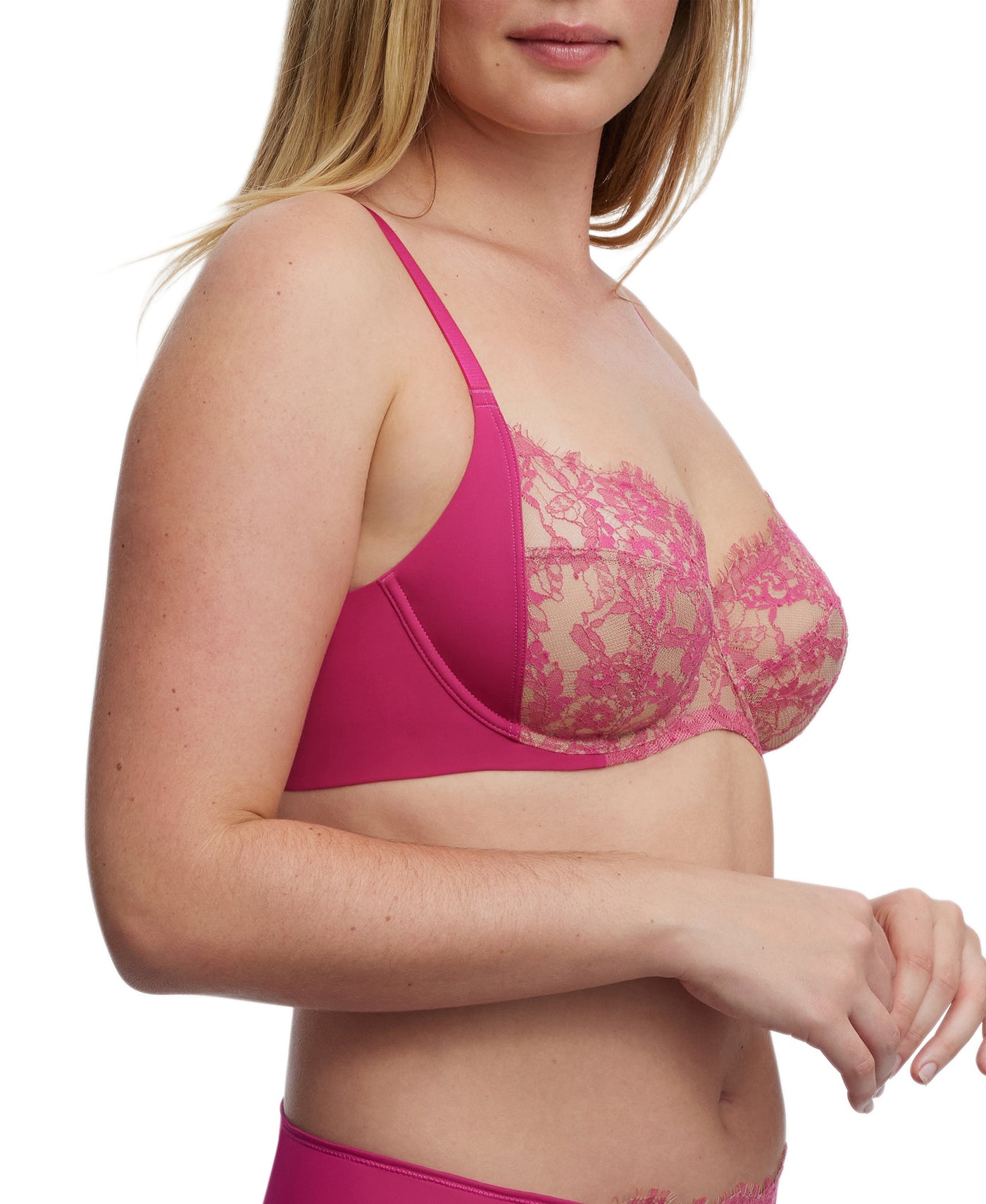 Entice Full Coverage Underwire Bra - Goji / Terracotta