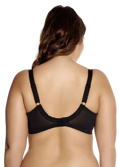 Keira Banded Bra -black