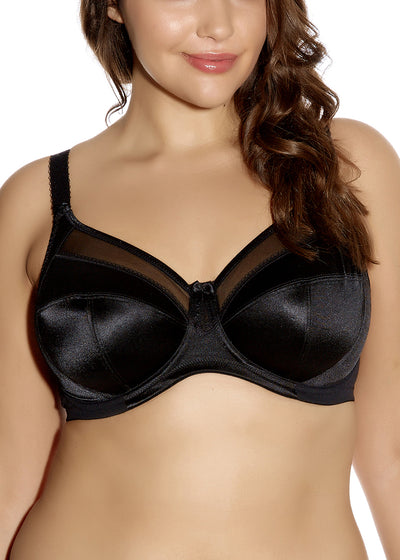 Keira Banded Bra -black