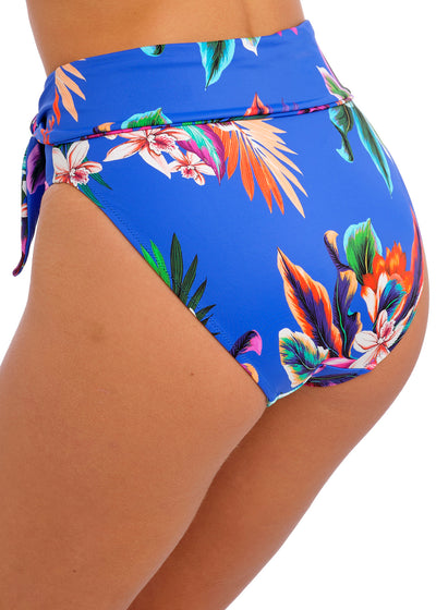 Halkidiki High Waist Bikini - Ultramarine