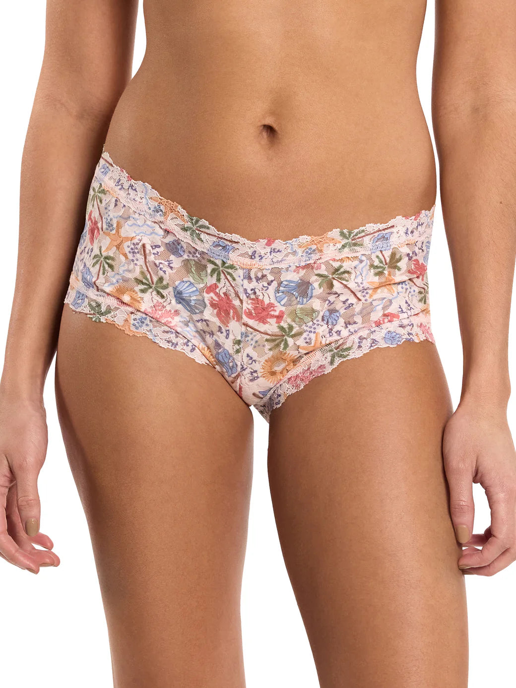 Signature Lace Boyshort - By The Sea Beige