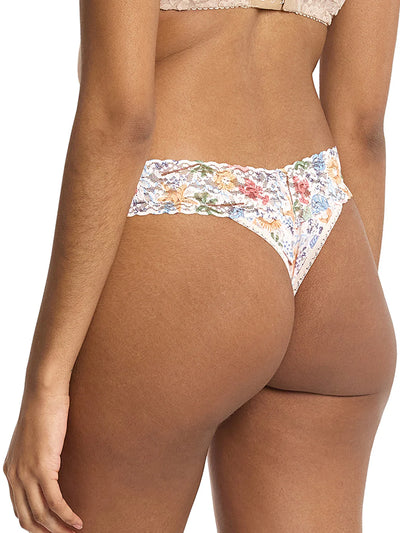 Signature Lace Original Rise Thong - By The Sea Beige