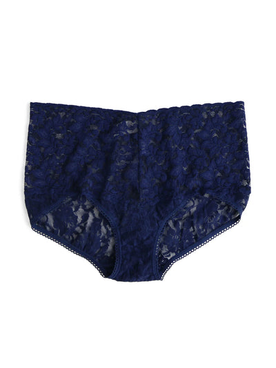 Retro Lace V-kini - Navy