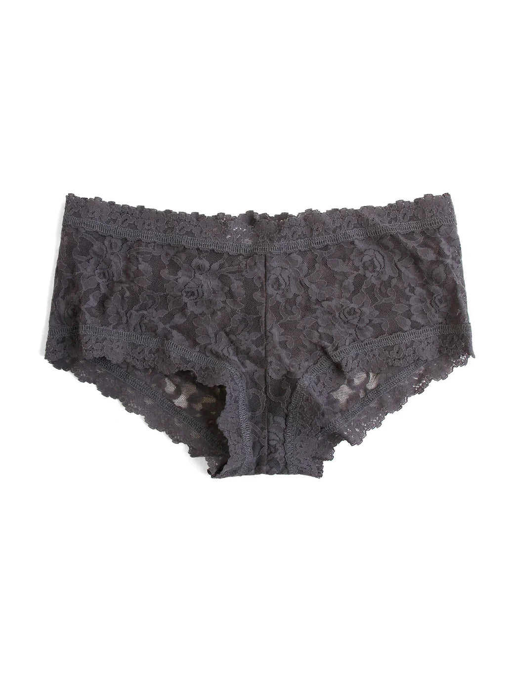 Signature Lace Boyshort - Granite