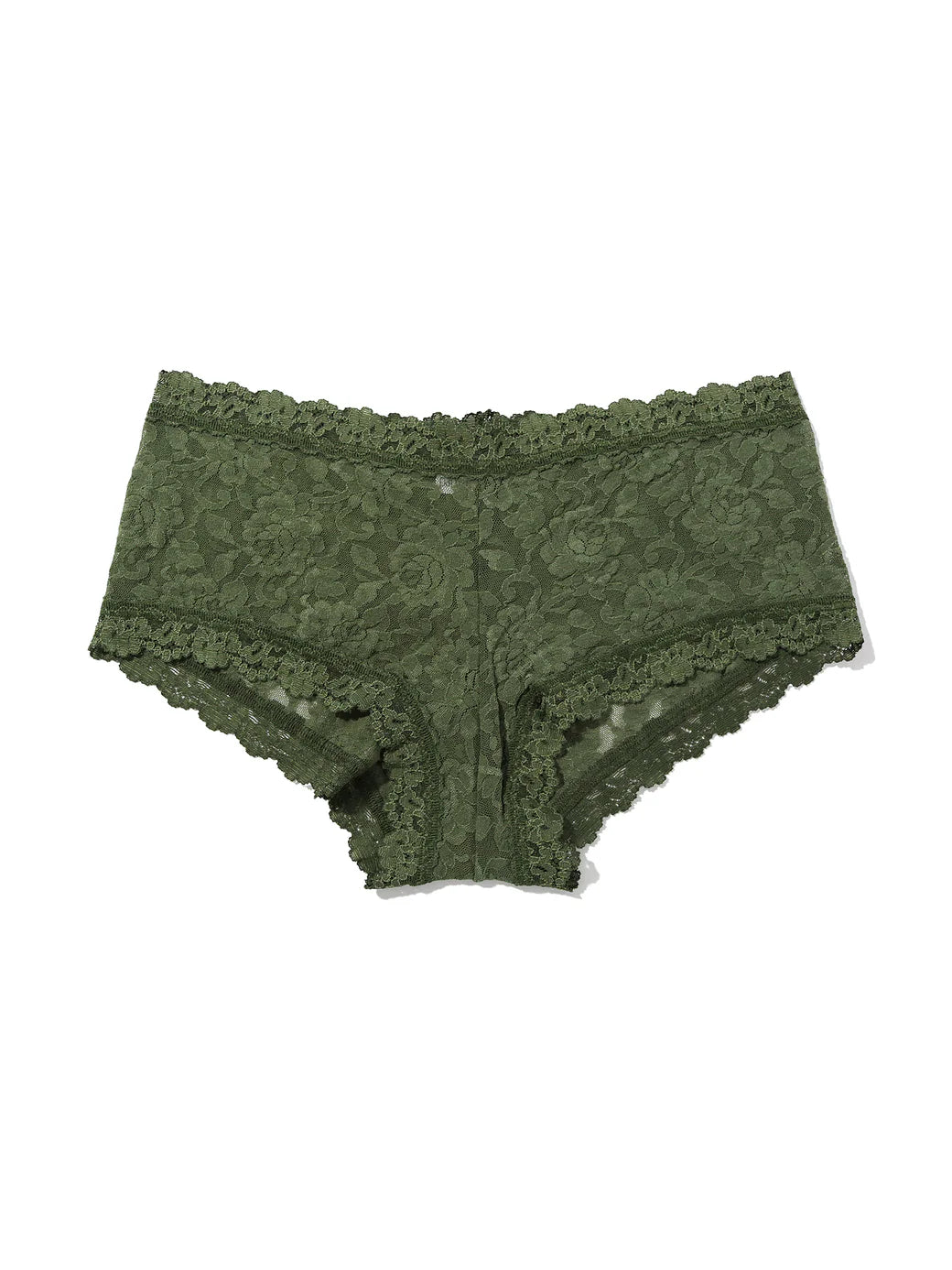 Signature Lace Boyshort - Herb Green