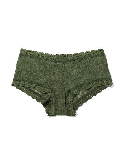 Signature Lace Boyshort - Herb Green