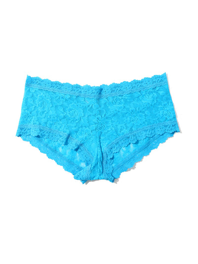 Signature Lace Boyshort - Mediterranean Sea Blue
