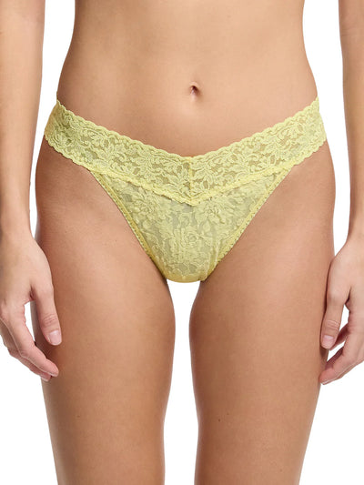 Signature Lace Original Rise Thong - It's Bananas