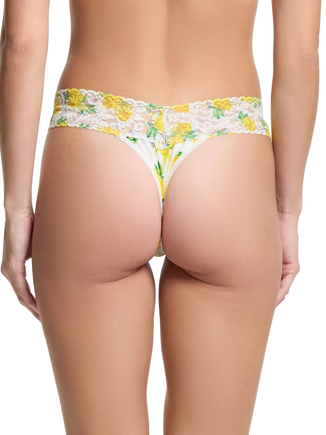 Supima Cotton Printed Original Rise Thong - Make Lemonade