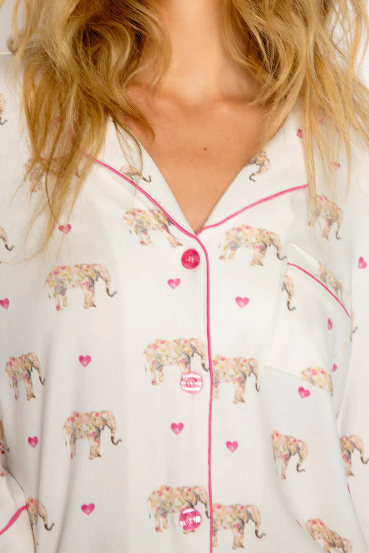 Love A Ton PJ Set - Ivory