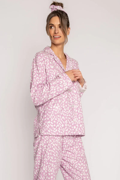 Flannels PJ Set - Lilac