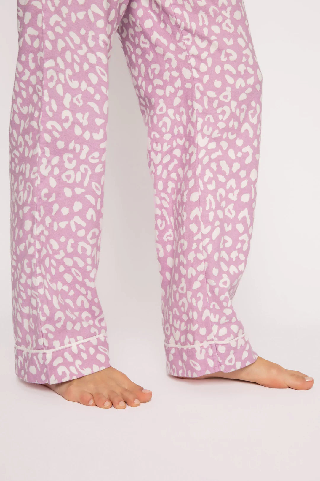 Flannels PJ Set - Lilac