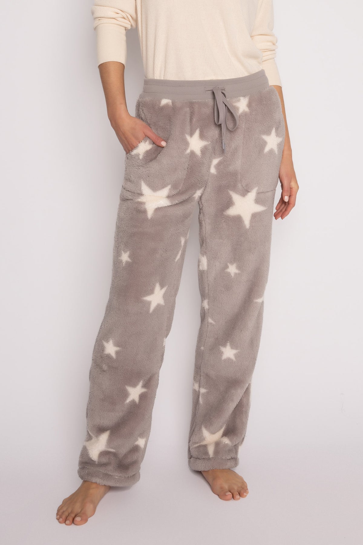 Let's Get Cozy Pants - Light Grey