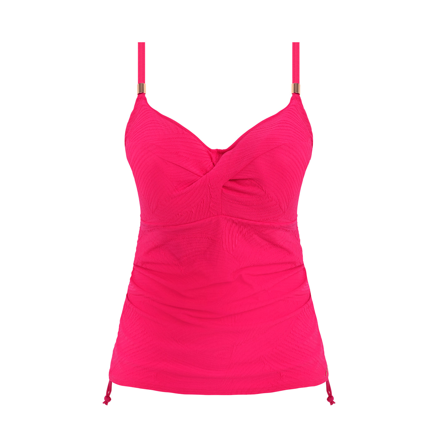 Ottawa Twist Front Tankini Top - Freesia