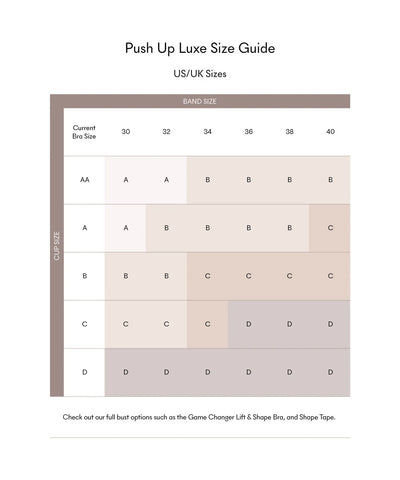 Push Up Adhesive Bra - Buff