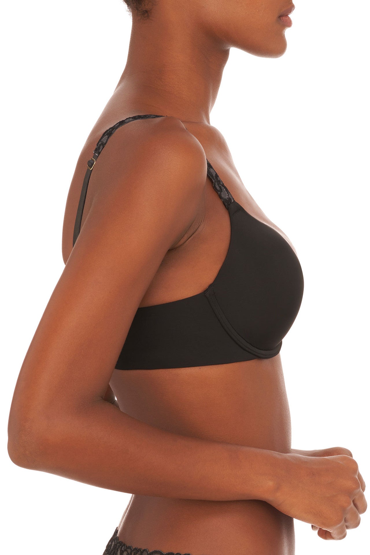 Pure Luxe Push-Up Underwire Bra - Black