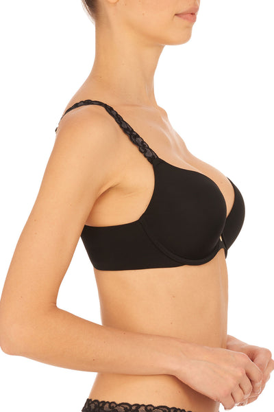 Pure Luxe Push-Up Underwire Bra - Black