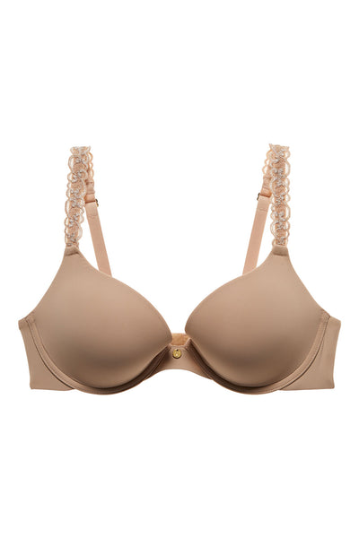 Pure Luxe Push-Up Underwire Bra - Cafe