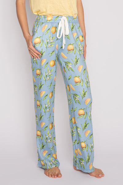 Orange Juice Lounge Pant - Ice Blue