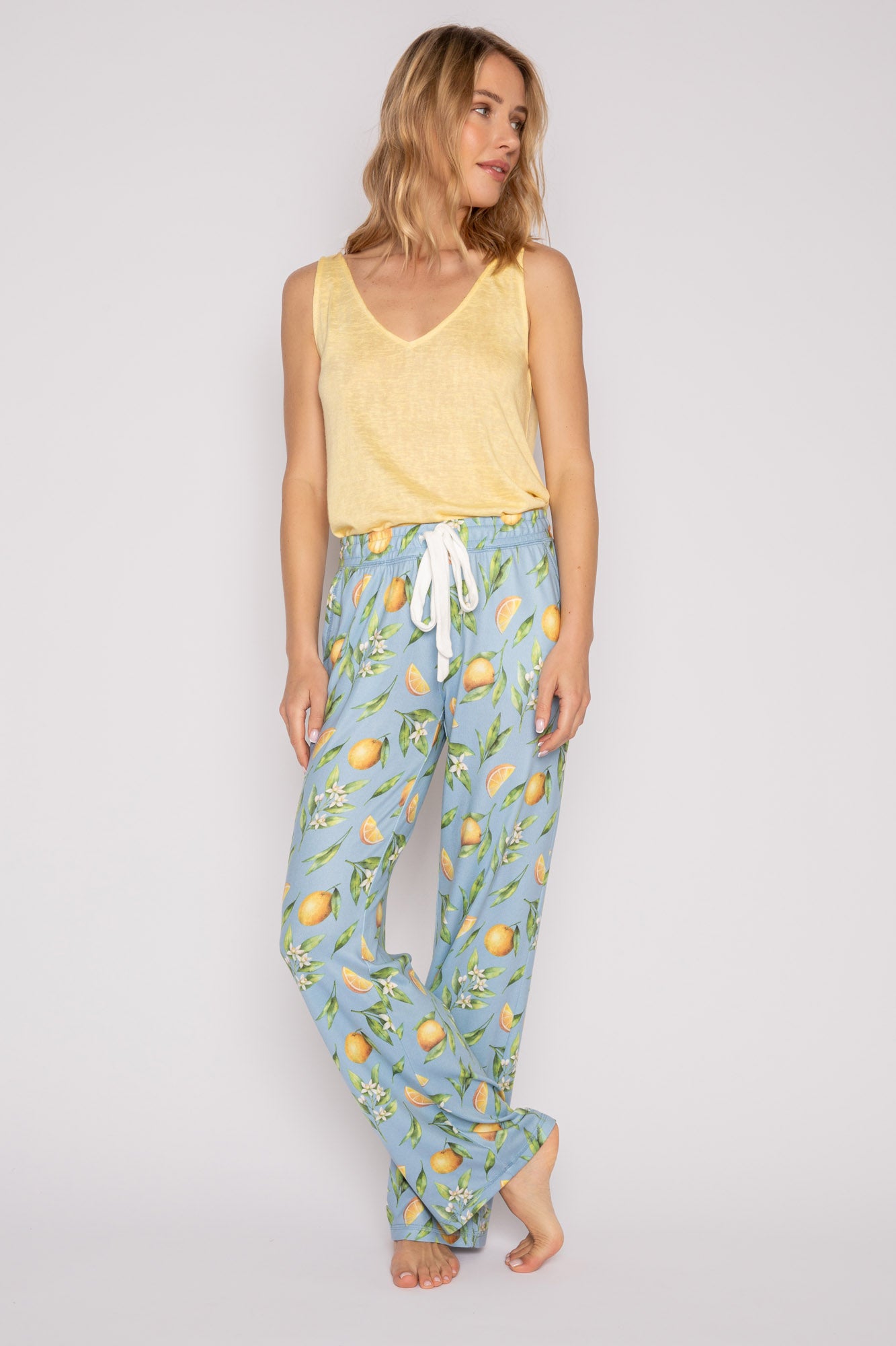 Orange Juice Lounge Pant - Ice Blue