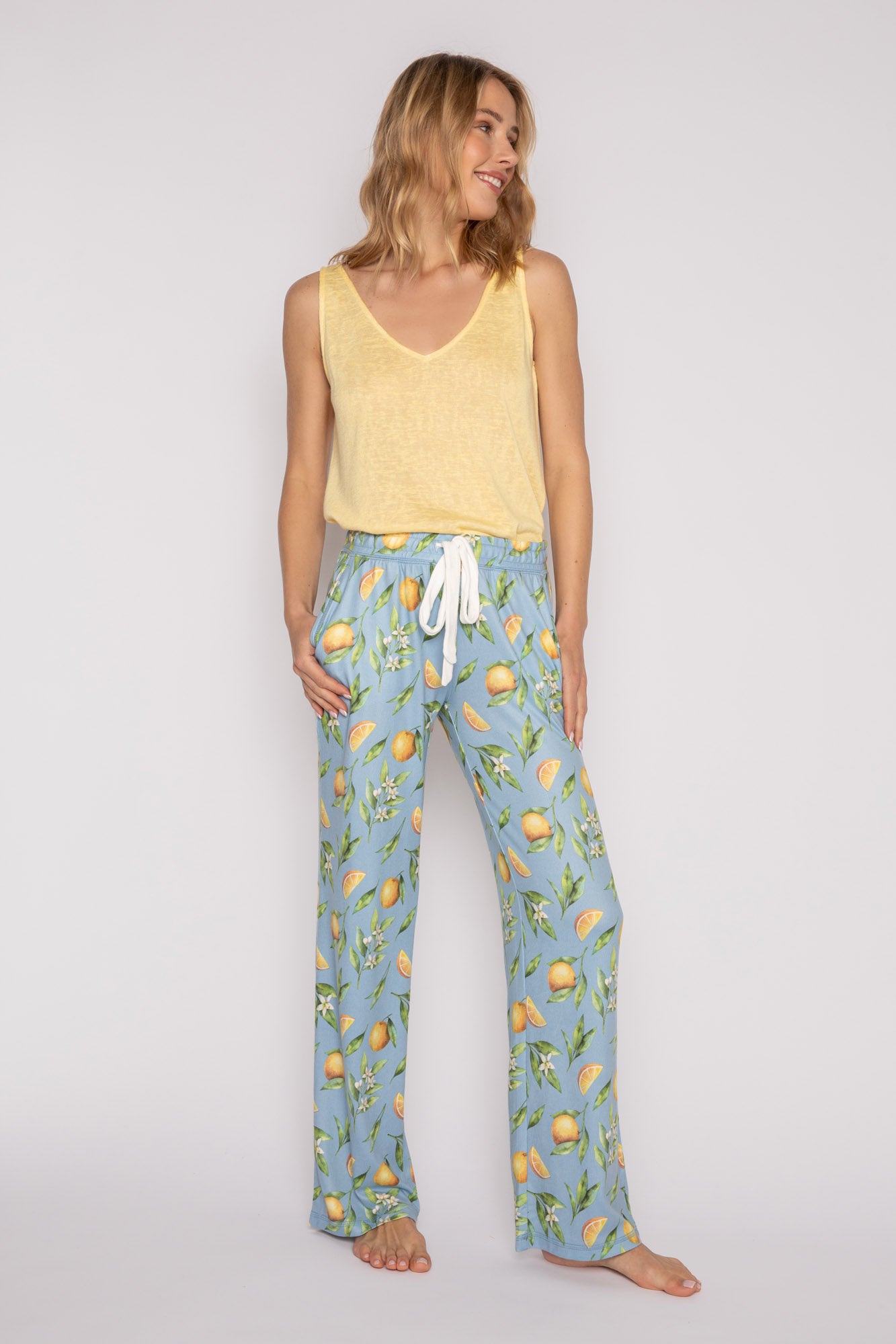 Orange Juice Lounge Pant - Ice Blue