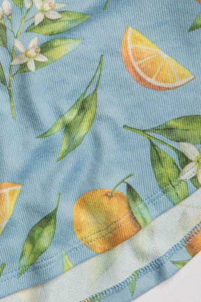 Orange Juice Lounge Short - Ice Blue