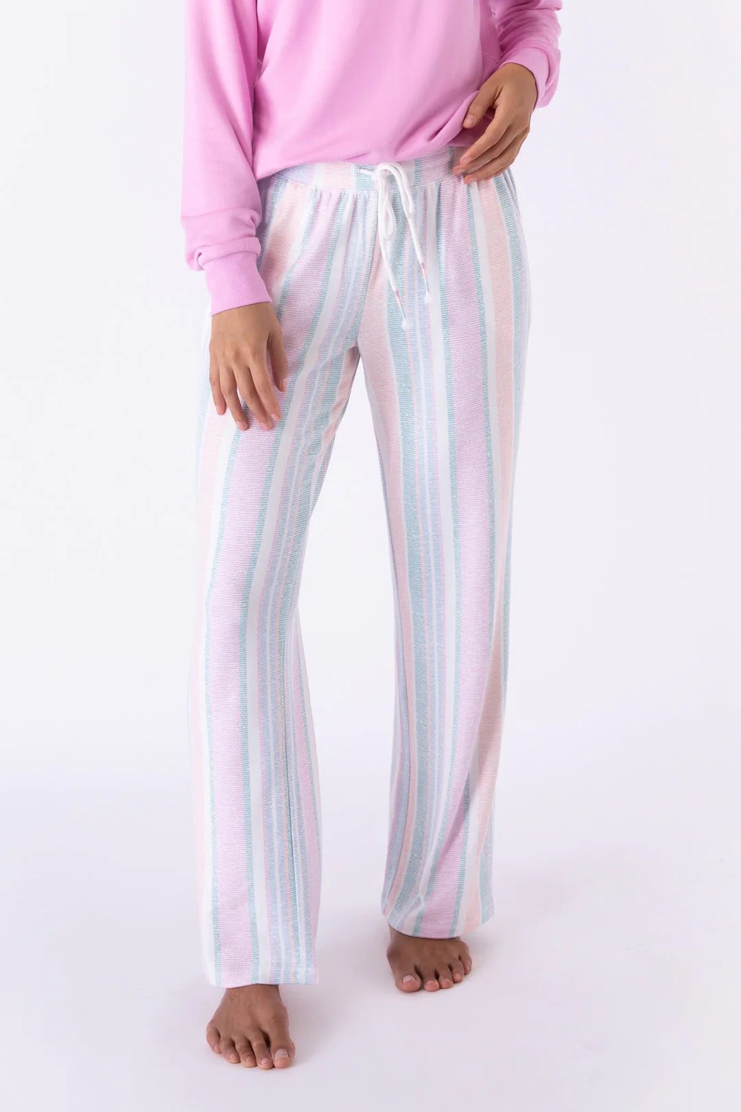 Baja Babe Striped Pant - Ivory