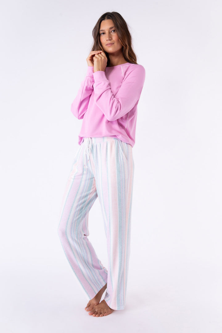 Baja Babe Striped Pant - Ivory