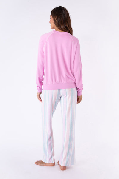 Baja Babe Striped Pant - Ivory