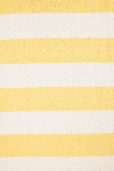 Cabana Paradise Stripe Shorts - Lemon