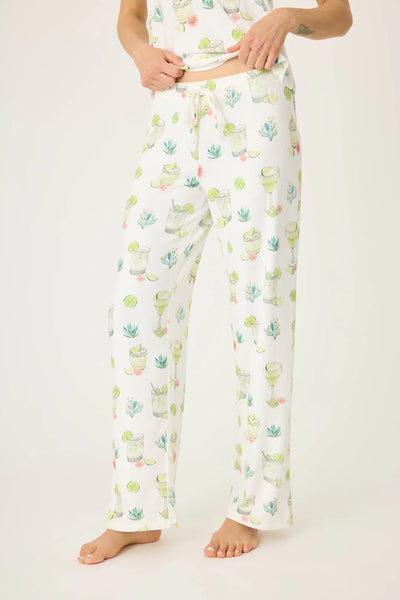Limes & Sunshine Open Leg Pants- Ivory