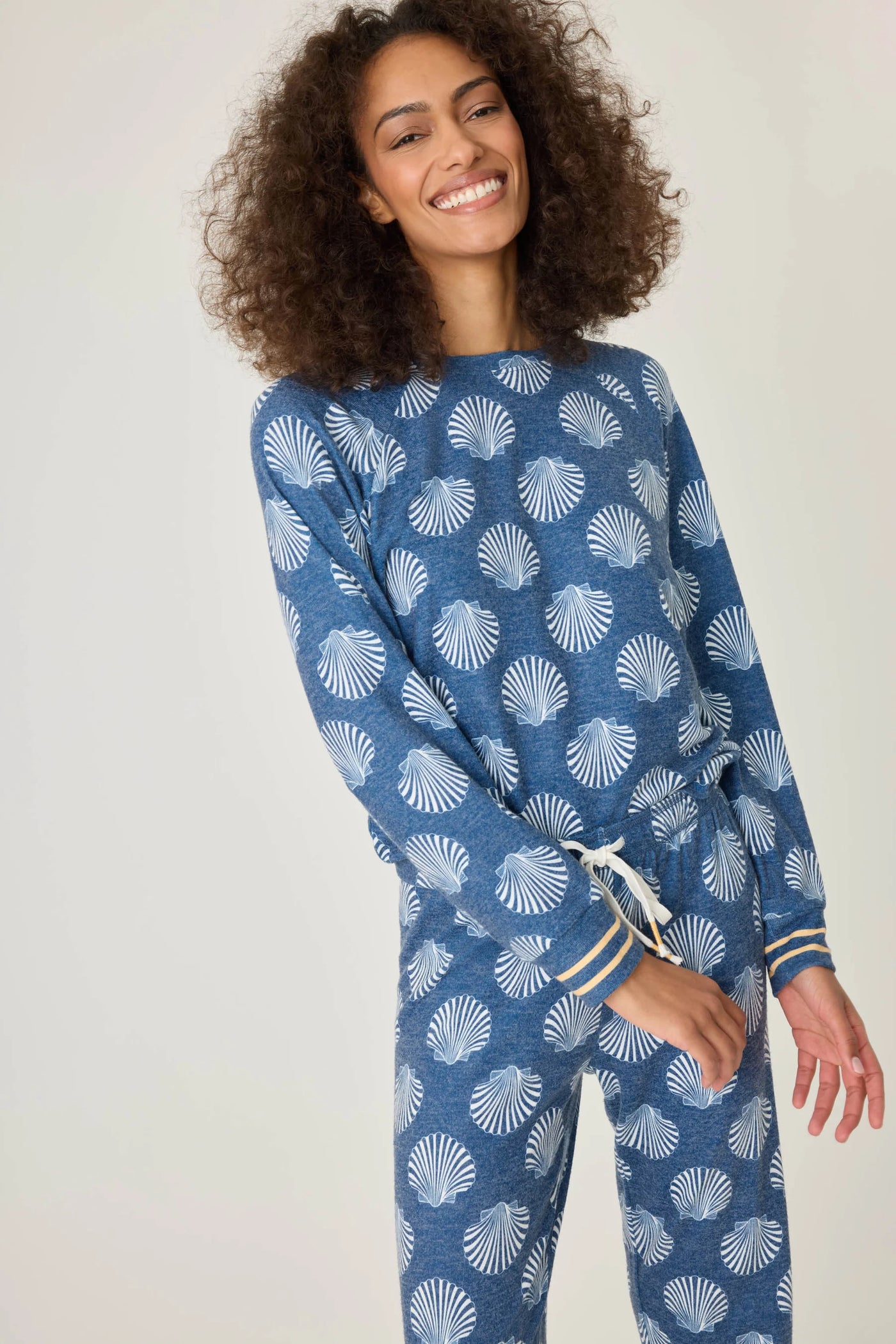 Maritime Longsleeve Lounge Top - Harbor