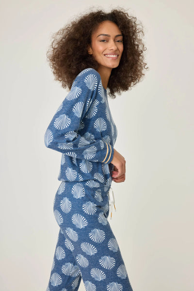 Maritime Longsleeve Lounge Top - Harbor